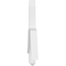 Ekena Millwork Bellingham Architectural Grade PVC Gable Bracket, 48"W x 18"H x 2"D x 6"F, 9/12 Pitch GBP048X18X0206BEL00 - alternate 2